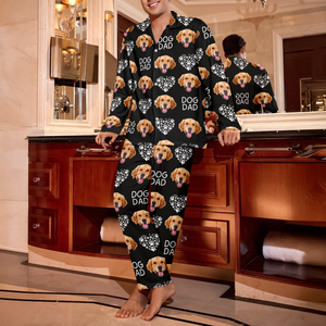 Custom Photo Dog Cat Mom Pajamas Gift For Dog Cat Lovers CH07 896886