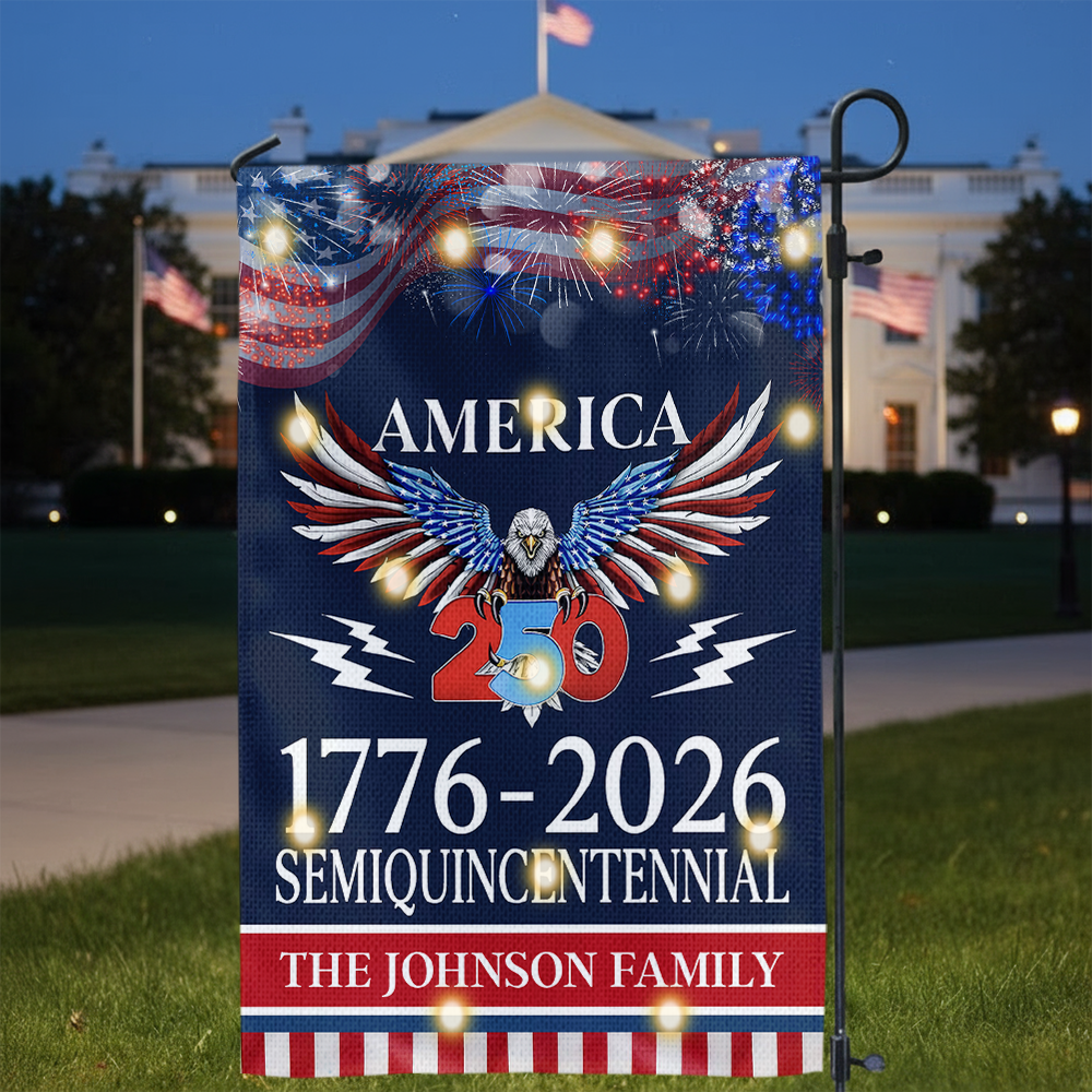 250 Years America Semiquincentennial Solar Led Garden Flag CH07 899130