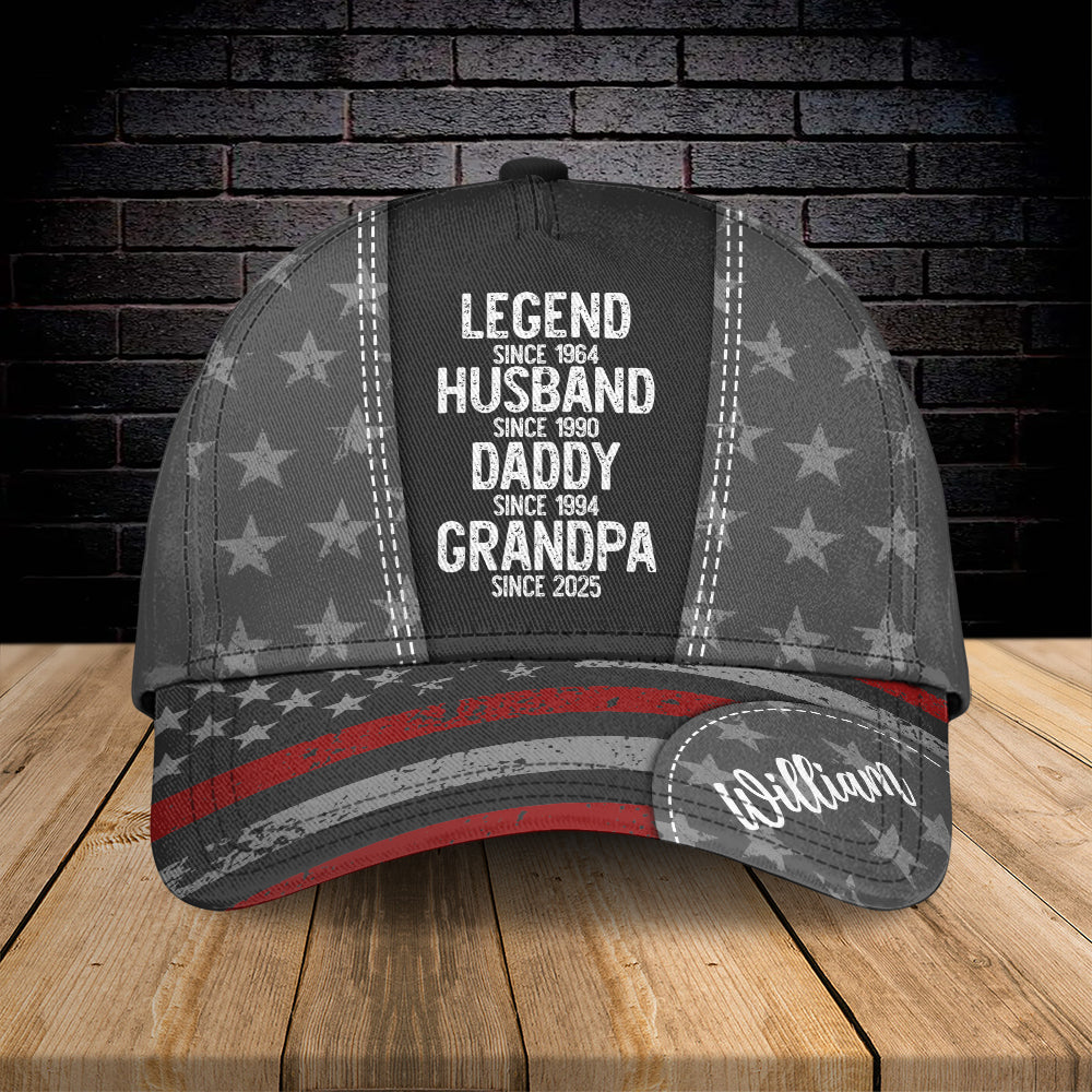 Legend Husband Daddy Classic Cap Personalized Gift For Dad, Father's Day HO82 893922