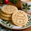 Custom Family Name Merry Christmas Cookie Stamp CH07 899844