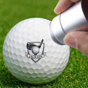 Personalized Golf Ball Stamp With Custom Name for Golf Fans CH07 910010