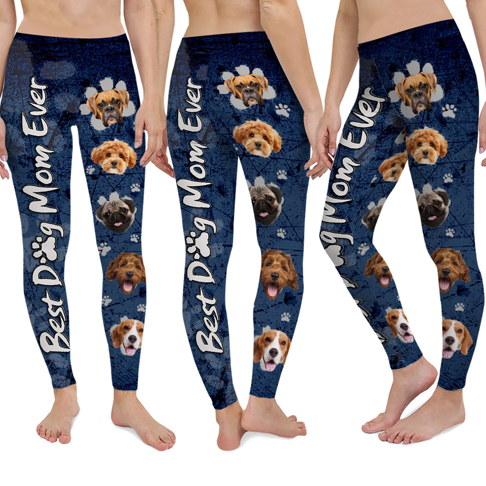 Custom Photo Best Dog Mom Ever Dog Legging HO82 900536