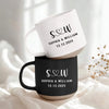 Personalized Mr and Mrs Couple Gift Pottery Mug HA75 898918
