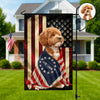 Custom Dog Photo American Patriot Garden Flag HO82 901248