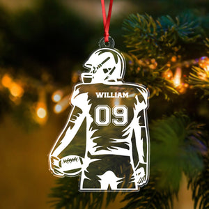 Personalized Football Player Acrylic Ornament Football Team Gift CH07 896622