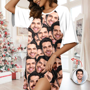 Custom Face Photo Raglan Nightgown TH10 898331