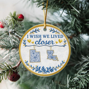 Congrats On Being My Besties Personalized Ceramic Ornament TH10 894909