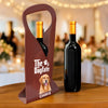 Custom Dog Photo The Dog Father Leather Wine Bag HA75 892912