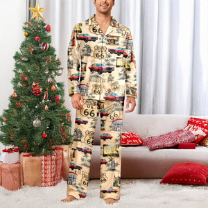 Custom Car Photo Rout 66 Authentic Pajamas TH10 894987