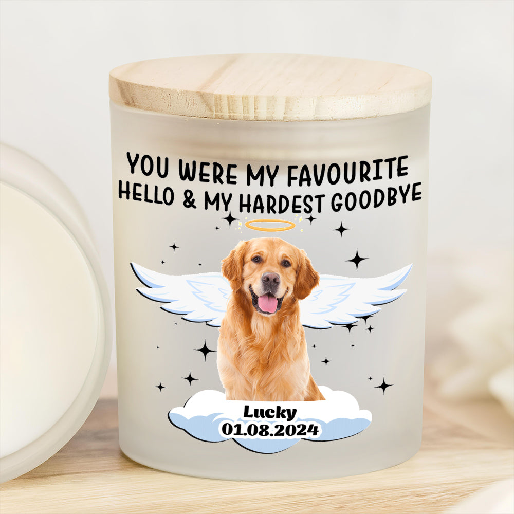 Custom Photo Forever In My Heart Memorial Glass Jar With LED Candle LM32 893503