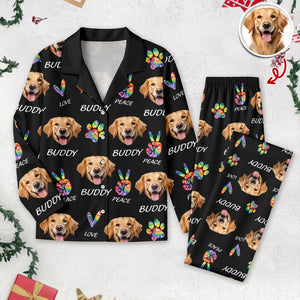 Custom Photo Peace, Love, Dog Sweatpants HA75 897678