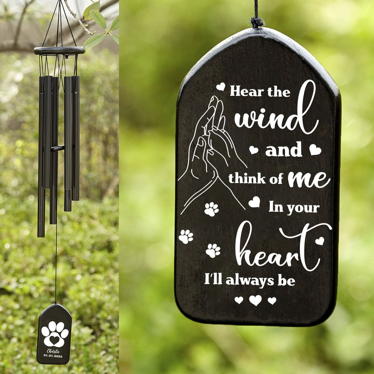 Personalized Dog Memorial Gift Wind Chimes For Dog Lovers TH10 894243