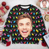Custom Big Face Photo This Is My Ugly Sweater - Personalized Ugly Sweater CH07 896056