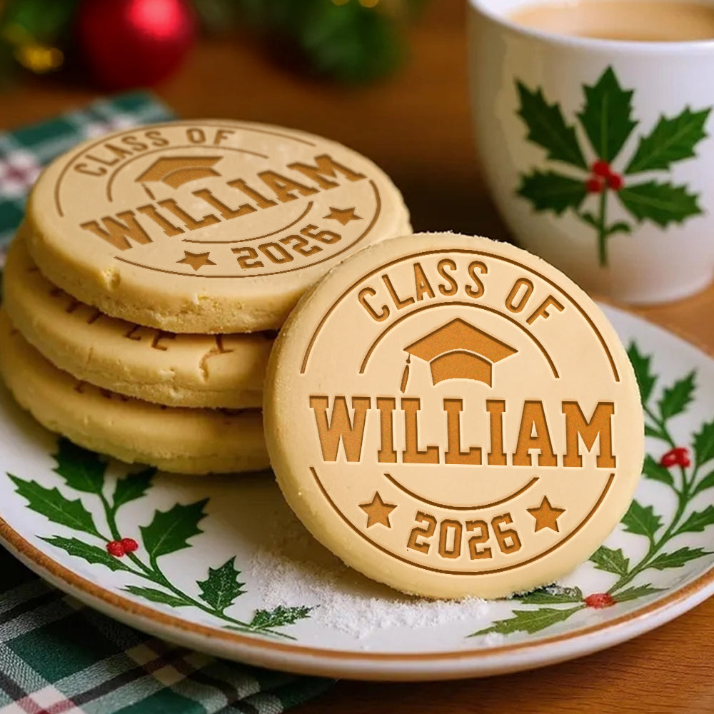 Custom Name Class Of 2026 Graduation Cookie Stamp HA75 920504