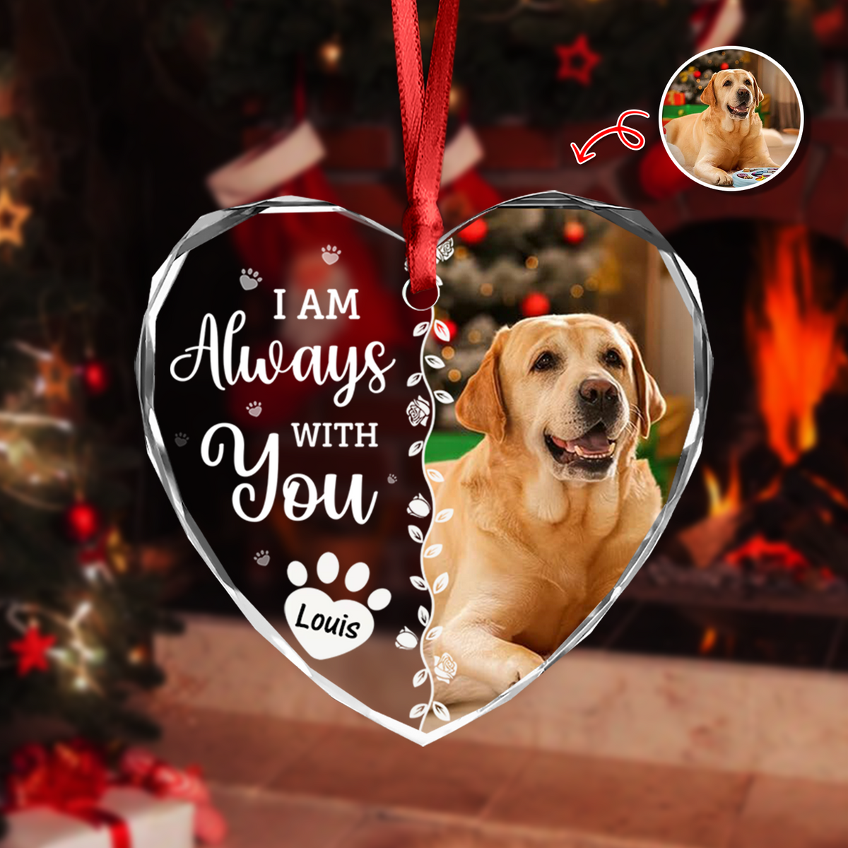 Custom Photo Favorite Hello And Hardest Goodbye Memorial Heart Shape Glass Ornament HA75 892810