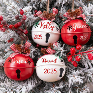 Personalized Name Christmas Jingle Bell Ornament HO82 900508