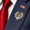 Custom Photo Pet Within Angel Wings Memorial Dog Cat Acrylic Pin CH07 911108