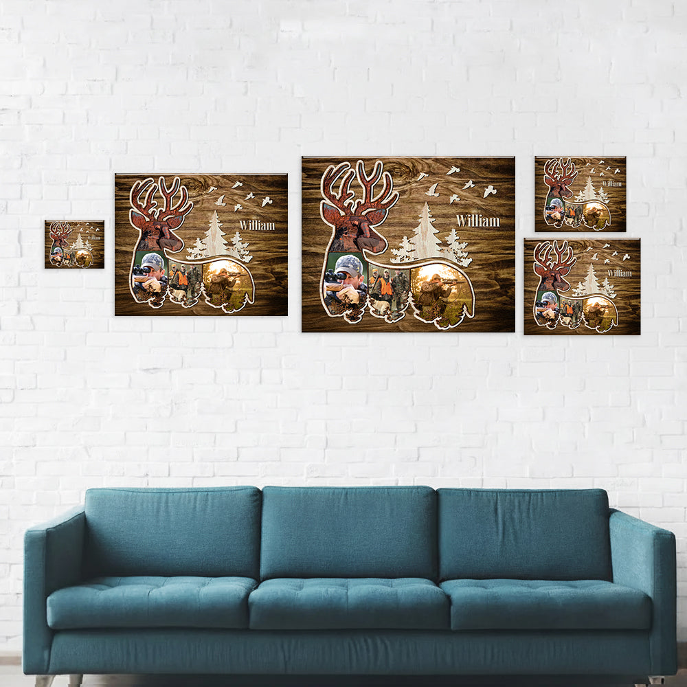 Custom Photo Canvas Gifts For Deer Hunting Lovers TH10 896767
