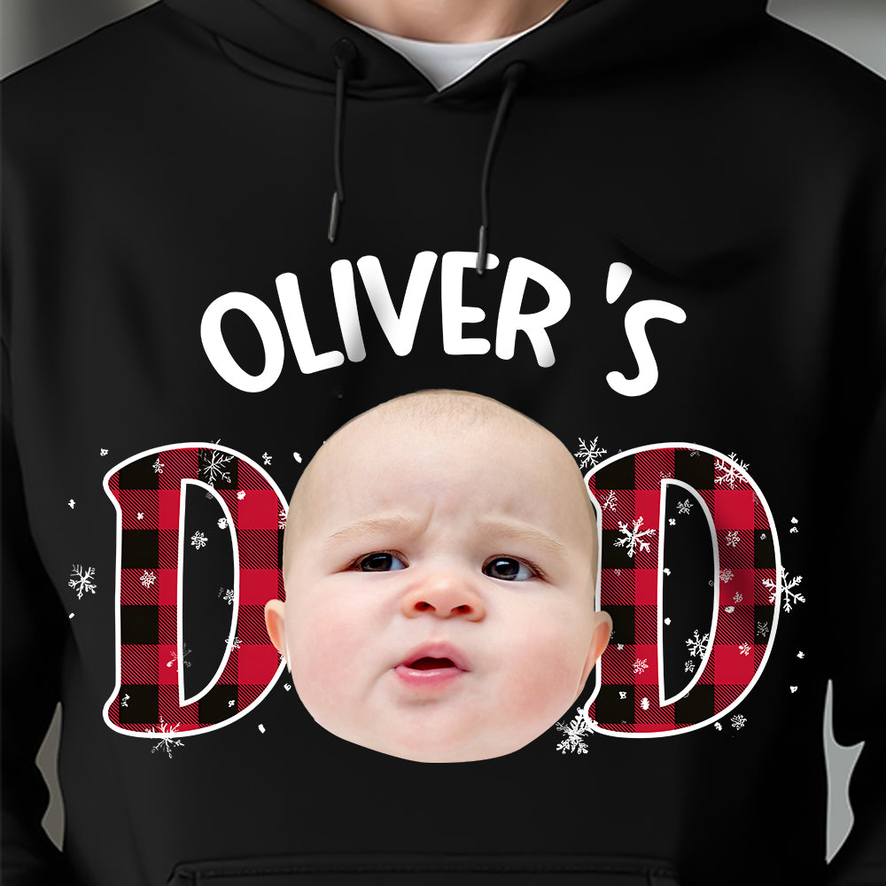 Custom Kid Photo Dark Shirt Christmas Gift For Family HO82 894344