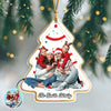 Custom Photo Christmas Tree Cake Family Acrylic Ornament Gift For Mom, Dad, Brother, Sister, Kids HO82 900072