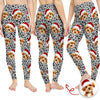 Custom Dog Cat Photo Leopard Pattern Legging HO82 900550