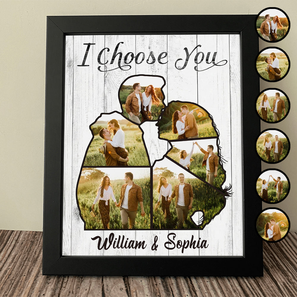 Custom Photo I Choose You Picture Frame For Couple TH10 898021