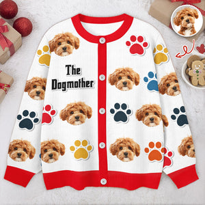 The Dogmother - Custom Dog Cat Photo Cardigan Gift For Dog Cat Lovers CH07 899728
