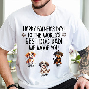 Happy Mother's Day Best Dog Mom, I Woof You Personalized Shirt For Dog Lovers HA75 891922