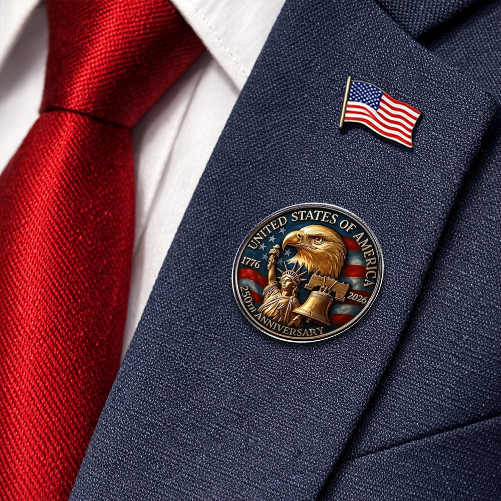 United State Of America Anniversary Acrylic Pin TH10 169321
