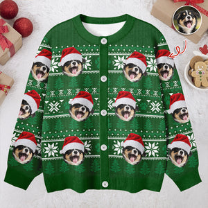 Custom Dog Cat Face Photo Ugly Cardigan For Dog/Cat Lover TH10 896585