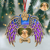 Custom Dog Photo You Were My Angel Memorial 2 Layers Wooden Ornament LM32 895875
