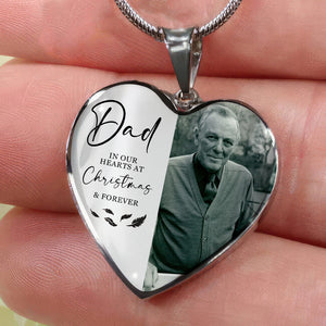 Custom Photo Always In Our Hearts At And Forever Memorial Necklace LM32 897505