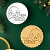 Custom Baby Name With Teddy Bear Cookie Stamp Gift For Family LM32 897431