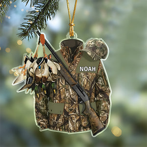 Custom Name Personalized Hunting Duck Acrylic Ornament Christmas Gifts For Duck Hunting Lovers HA75 898268