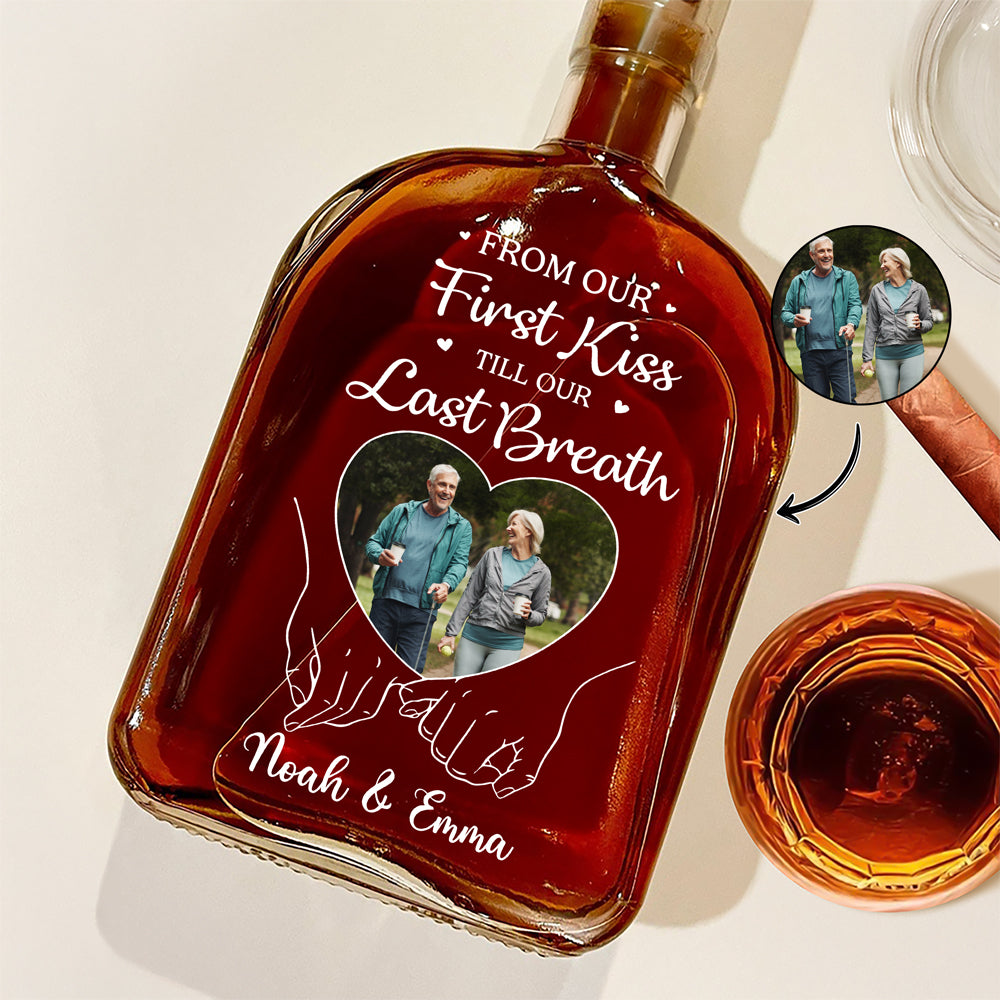 Custom Photo You & Me We Got This Whiskey Bottle Couple Gift HA75 898168