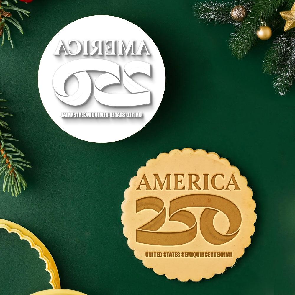 USA Semiquincentennial America 250 Patriotic Cookie Stamp LM32 897449