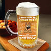 Personalized I Just Want To Drink Beer Wirth My Dog Glass Beer Mug LM32 893365