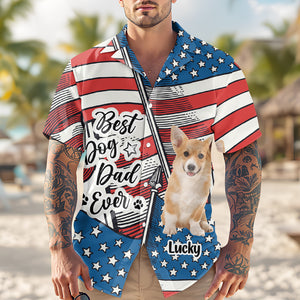 Custom Photo Greatest Dog Dad - Personalized Hawaiian Shirt CH07 895742