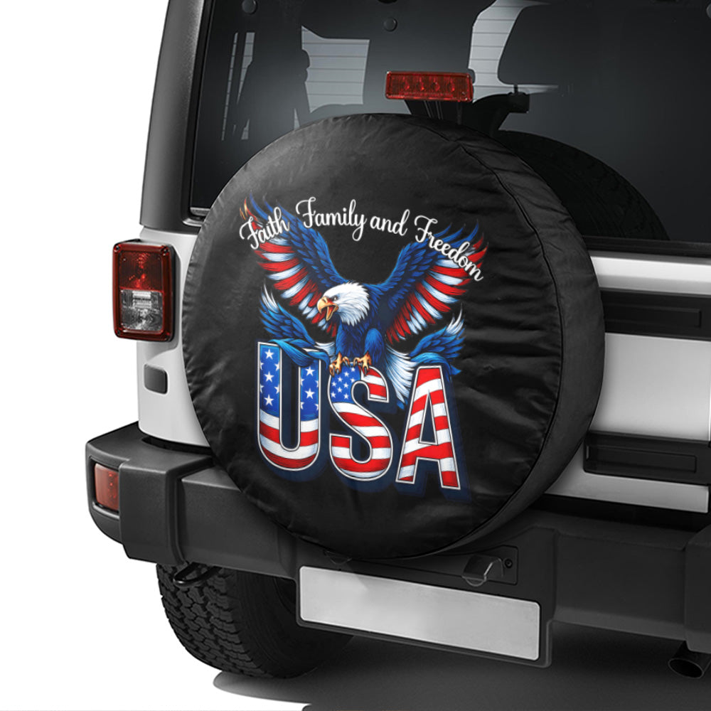 Faith, Family & Freedom USA 250 Years Tire Cover HO82 900966