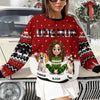 Personalized Dog Mom Christmas Pattern Ugly Sweater Christmas Gift HA75 898068