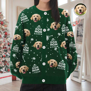 Custom Photo Best Dog Dad Mom Ever Family Cardigan CH07 899572