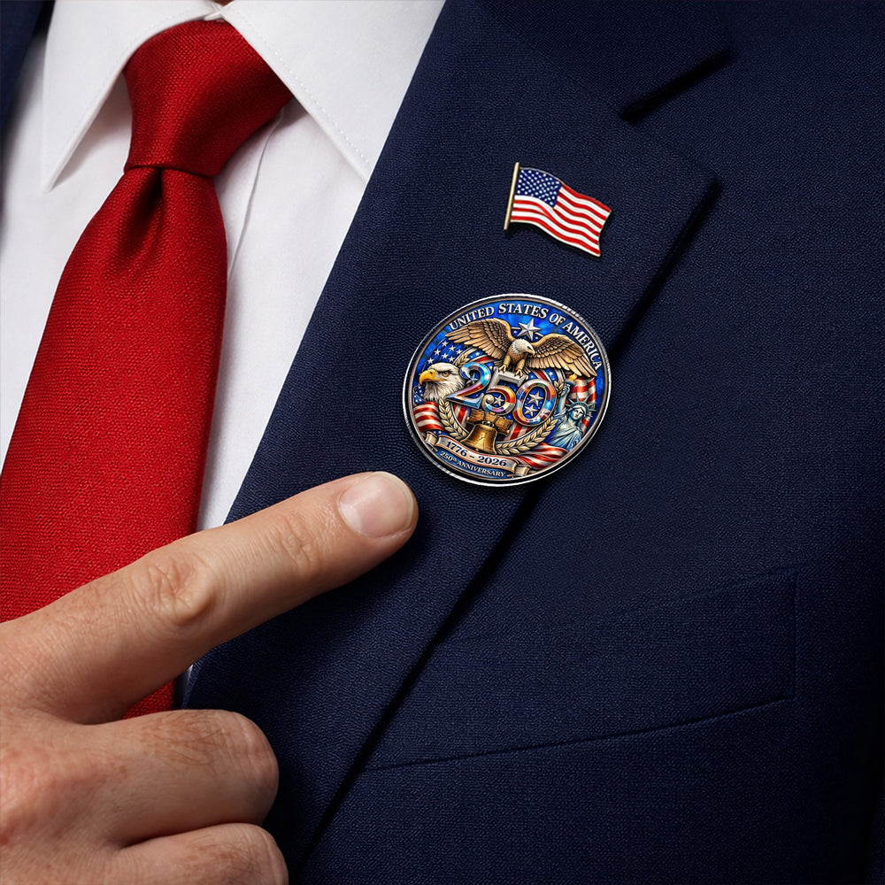 250th Anniversary United State Of America Acrylic Pin TH10 169323