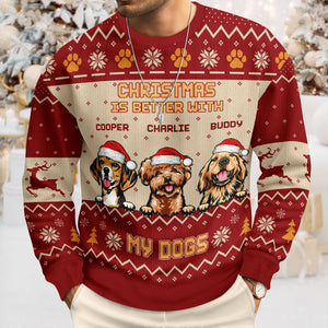 Tit The Season - Personalized Ugly Sweater Gift For Dog Lovers TH10 896105
