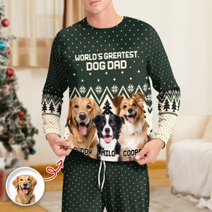 Custom Photo Dog Looking - Personalized Sleepwear For Dog Lovers LM32 895563