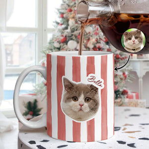 Custom Cat Photo Personalized Print Full Mug For Cat Lovers LM32 895761