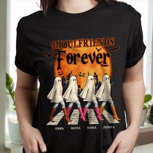 Bootiful Besties - Personalized Dark Shirt Halloween Birthday Gifts For Women, Besties, Sisters, BFF CH07 899320