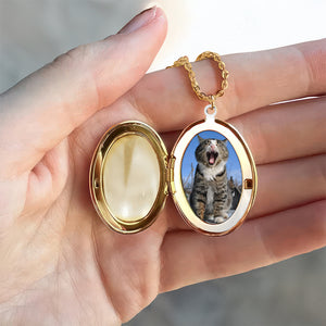 Custom Photo Life Would Be Boring Without Me Dog Cat Personalized Locket Necklace CH07 895574