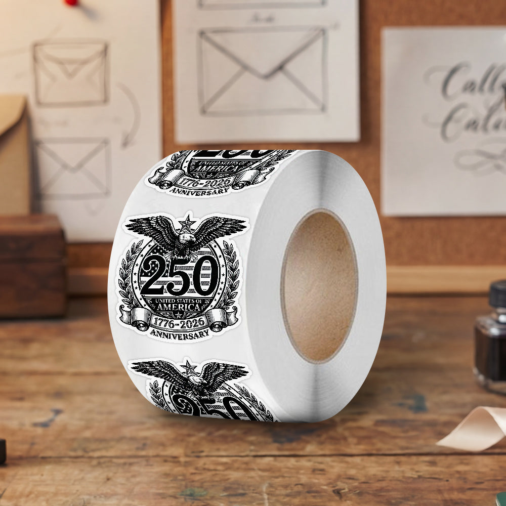 USA 250th Anniversary America 1776-2026 Roll Sticker HA75 920670