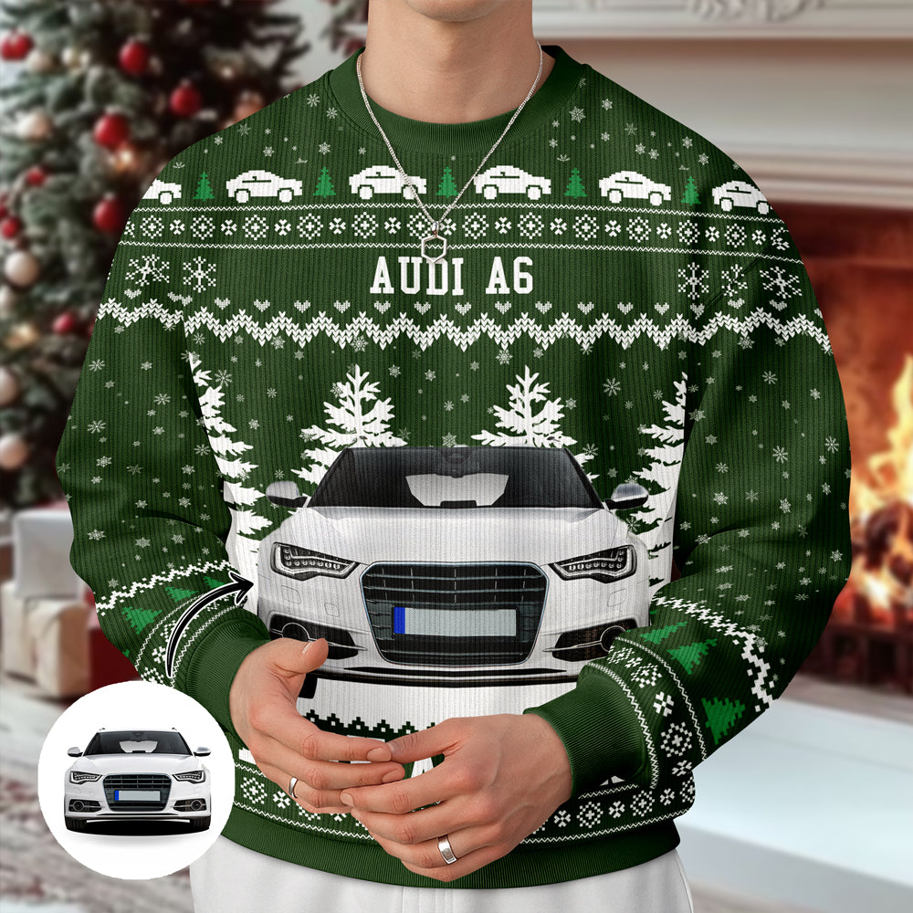This Is How I Roll - Personalized Photo Car Ugly Sweater HO82 900576