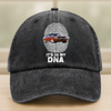 Custom Photo Car Is My DNA Washed Denim Baseball Cap CH07 896568